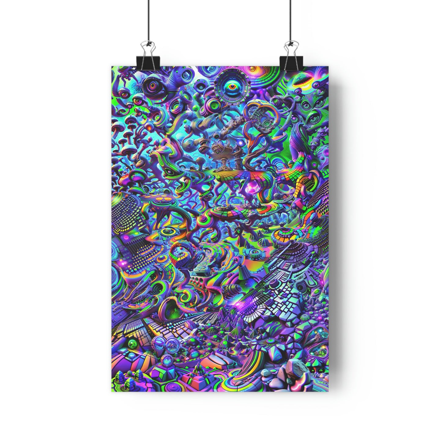 "PSYCHEDELIC WONDERLAND 2.0" Giclée Art Print