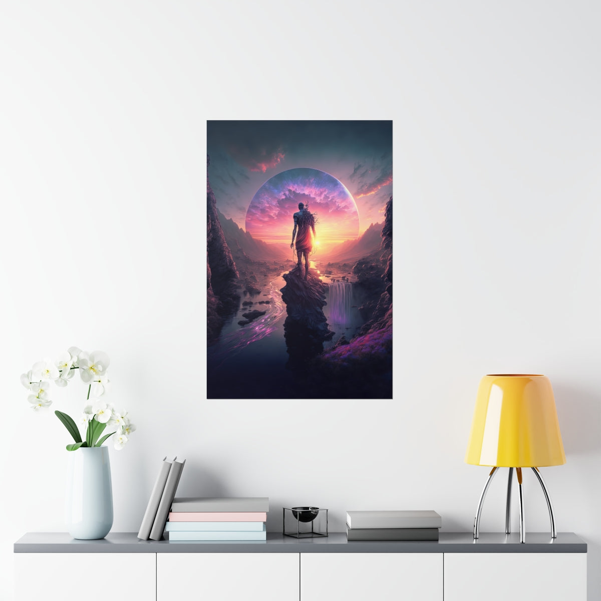 "HE WHO WANDERS IS NOT LOST" Premium Matte Vertical Posters