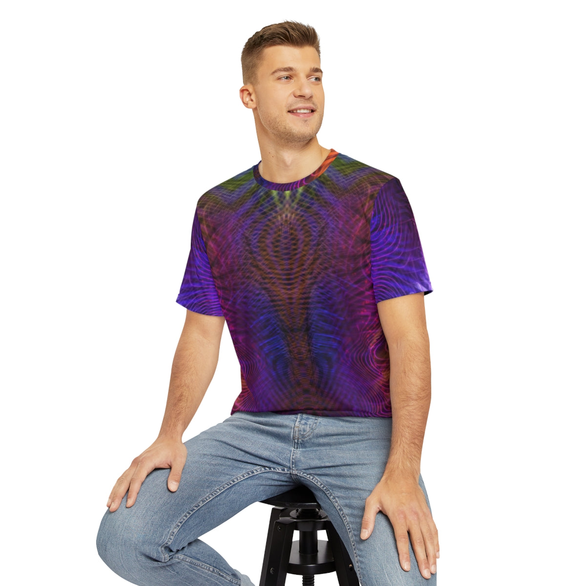 "PSYCHEDELIC 2.0" Men's Polyester Tee (AOP)