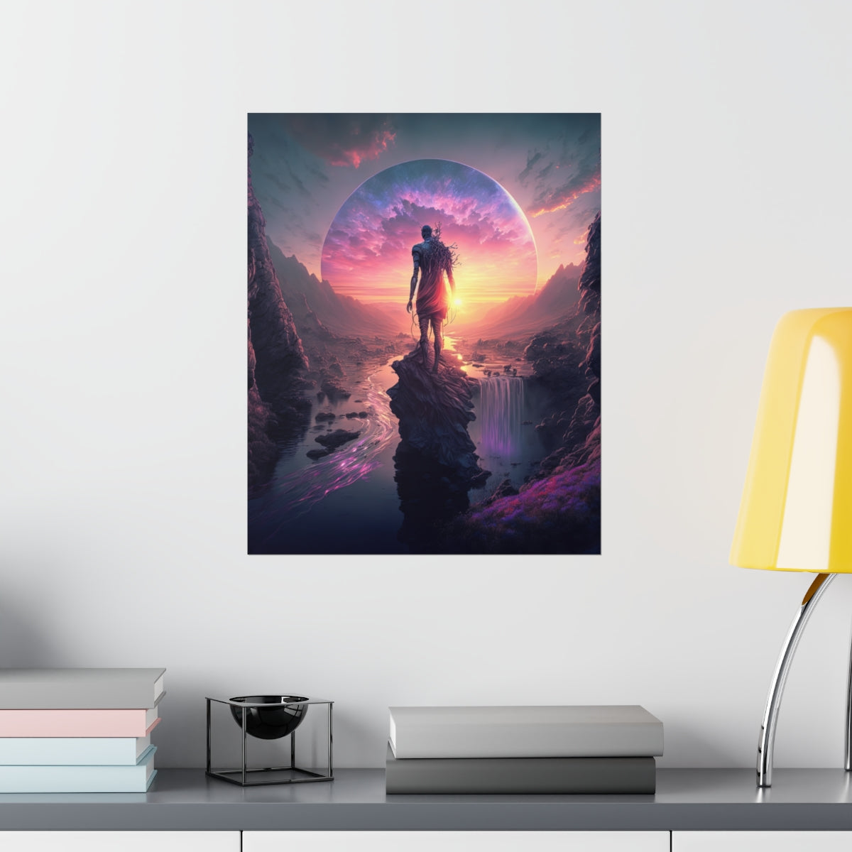 "HE WHO WANDERS IS NOT LOST" Premium Matte Vertical Posters