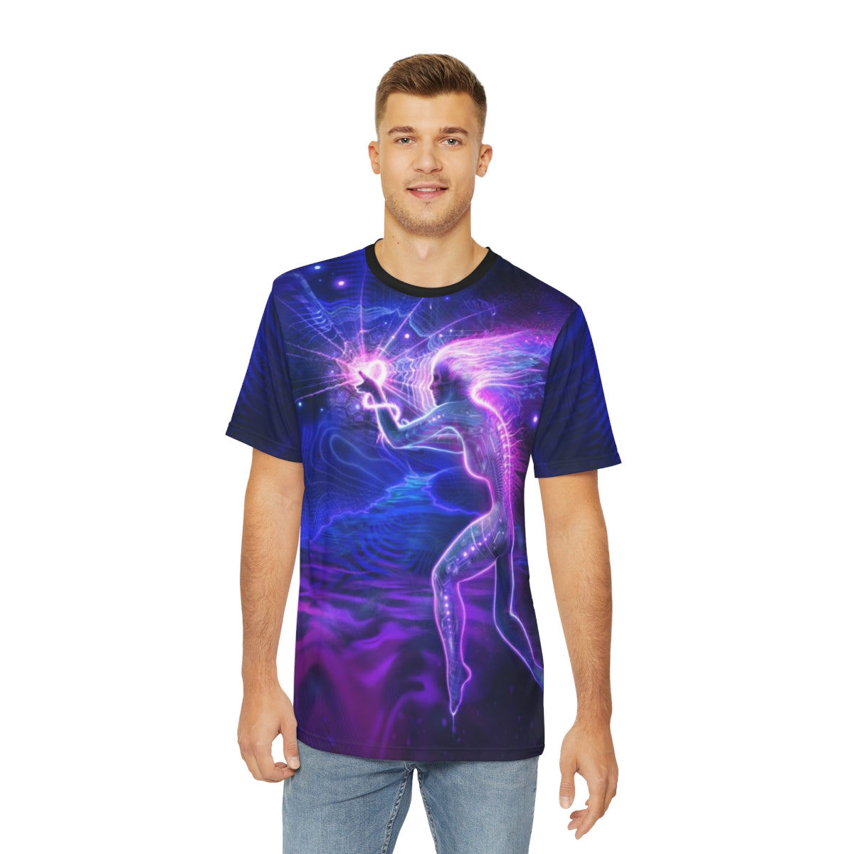 "DREAM EXCHANGE" Men's Polyester Tee (AOP)