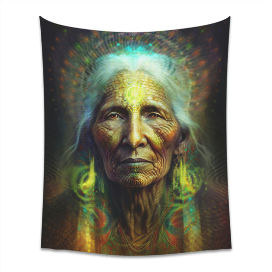 "SACRED WISDOM" Printed Wall Tapestry
