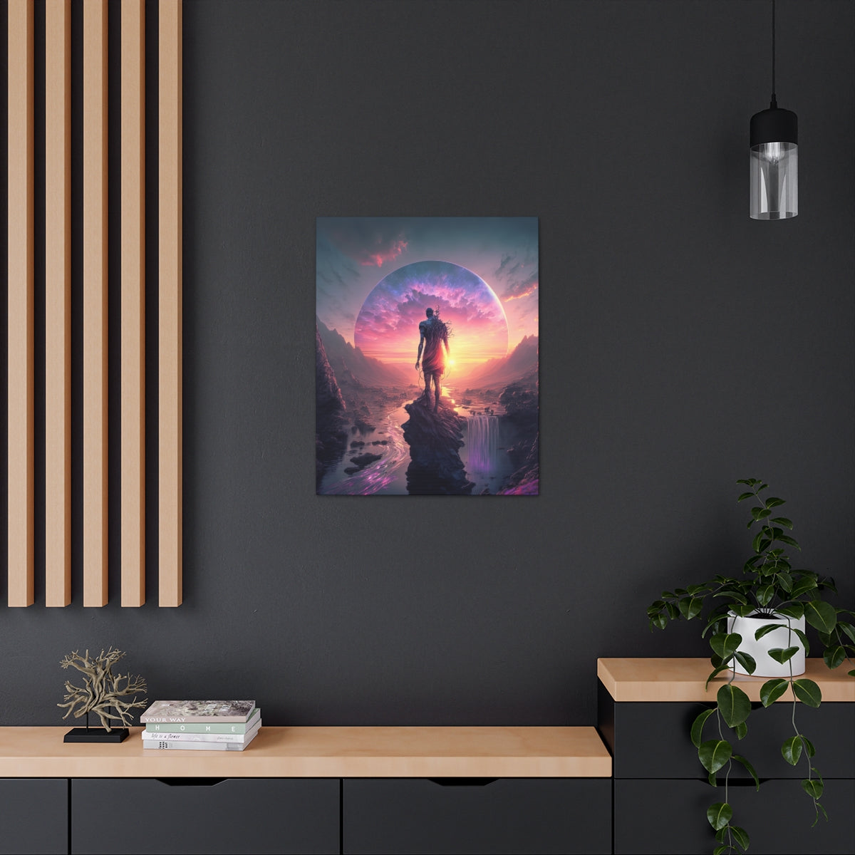 "HE WHO WANDERS IS NOT LOST" Canvas Gallery Wraps