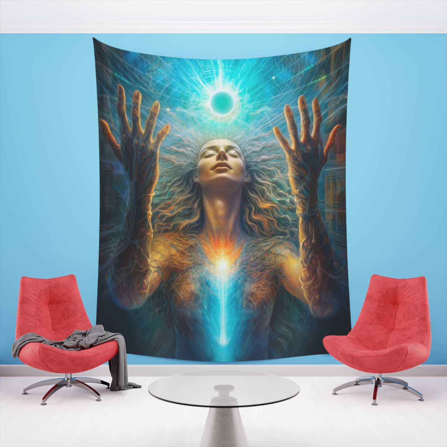 "SURRENDER" Printed Wall Tapestry