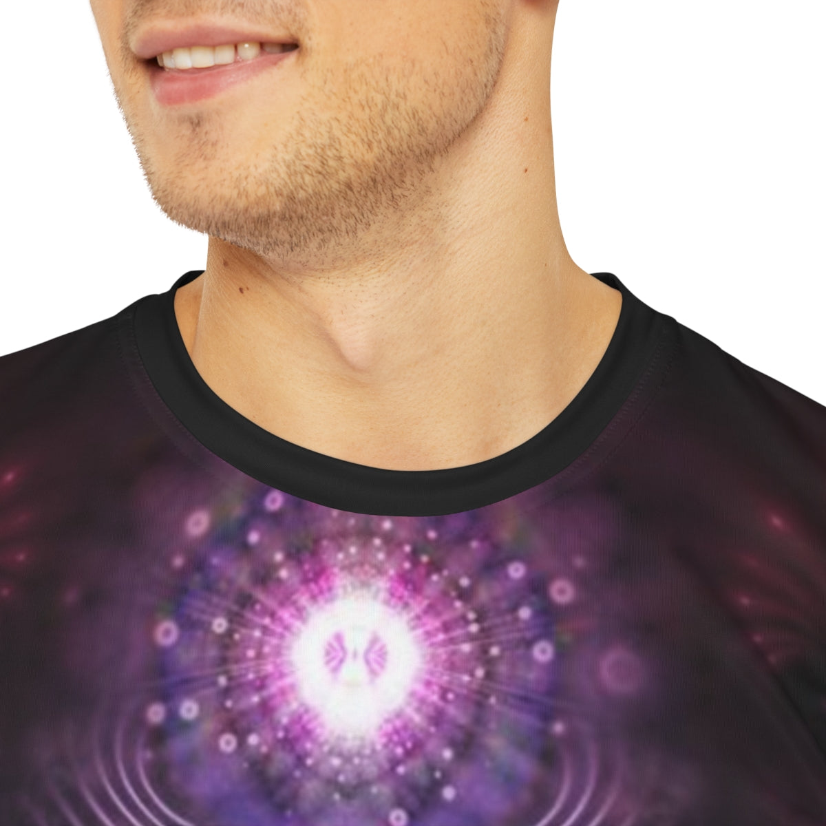 "CHAKRAS" Men's Polyester Tee (AOP)