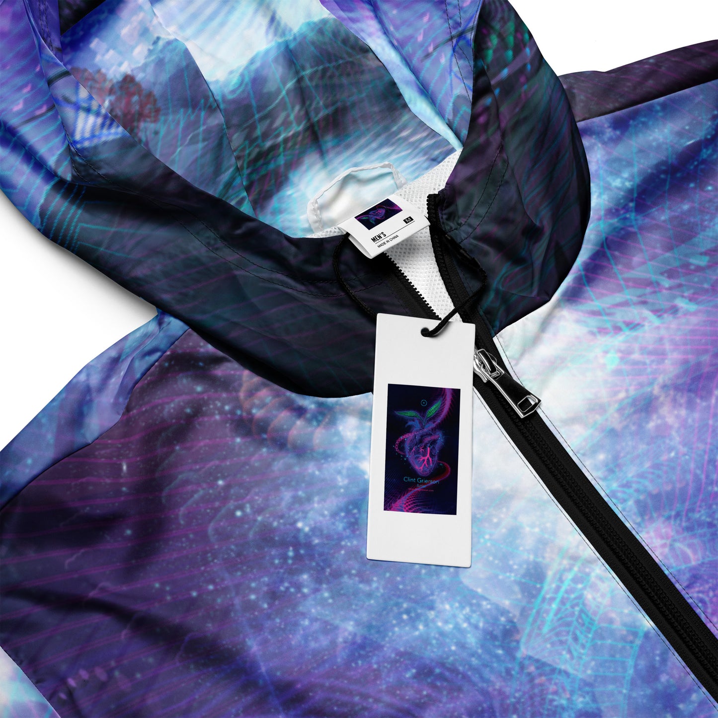 "NEUROSCAPE" Men’s windbreaker