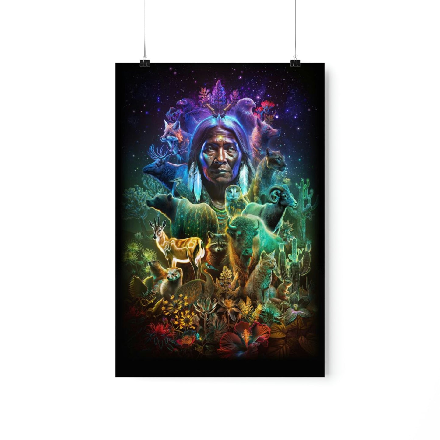 "GREAT SPIRIT" Premium Matte Vertical Posters