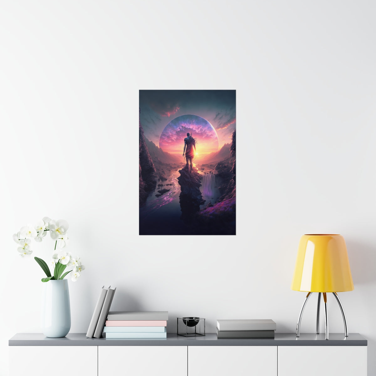 "HE WHO WANDERS IS NOT LOST" Premium Matte Vertical Posters