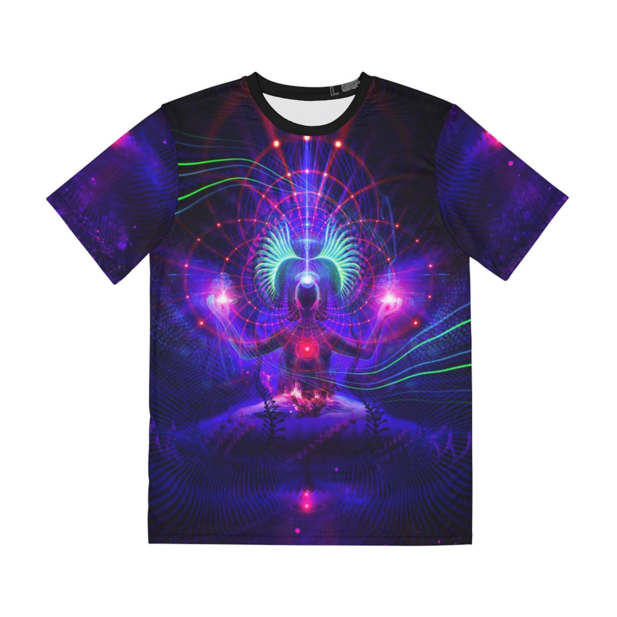 "CRYPTOCHROMA" Men's Polyester Tee (AOP)