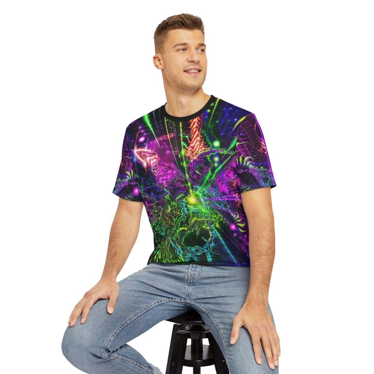 "xexed.52.13.28" Men's Polyester Tee (AOP)