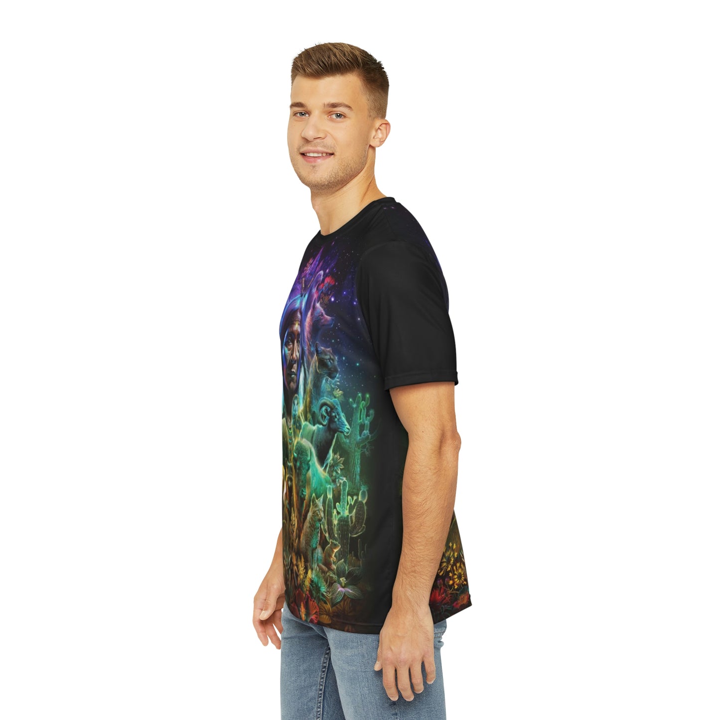 "GREAT SPIRIT" Polyester Tee (AOP)