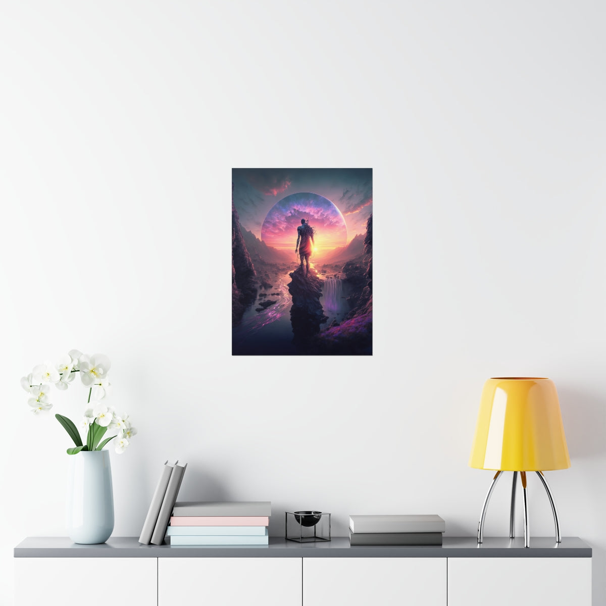 "HE WHO WANDERS IS NOT LOST" Premium Matte Vertical Posters