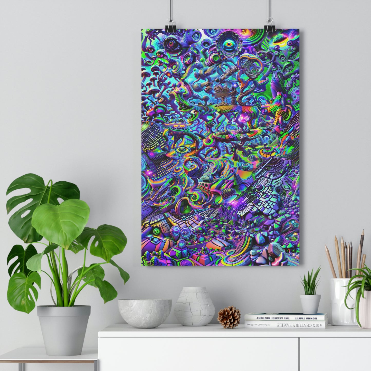 "PSYCHEDELIC WONDERLAND 2.0" Giclée Art Print