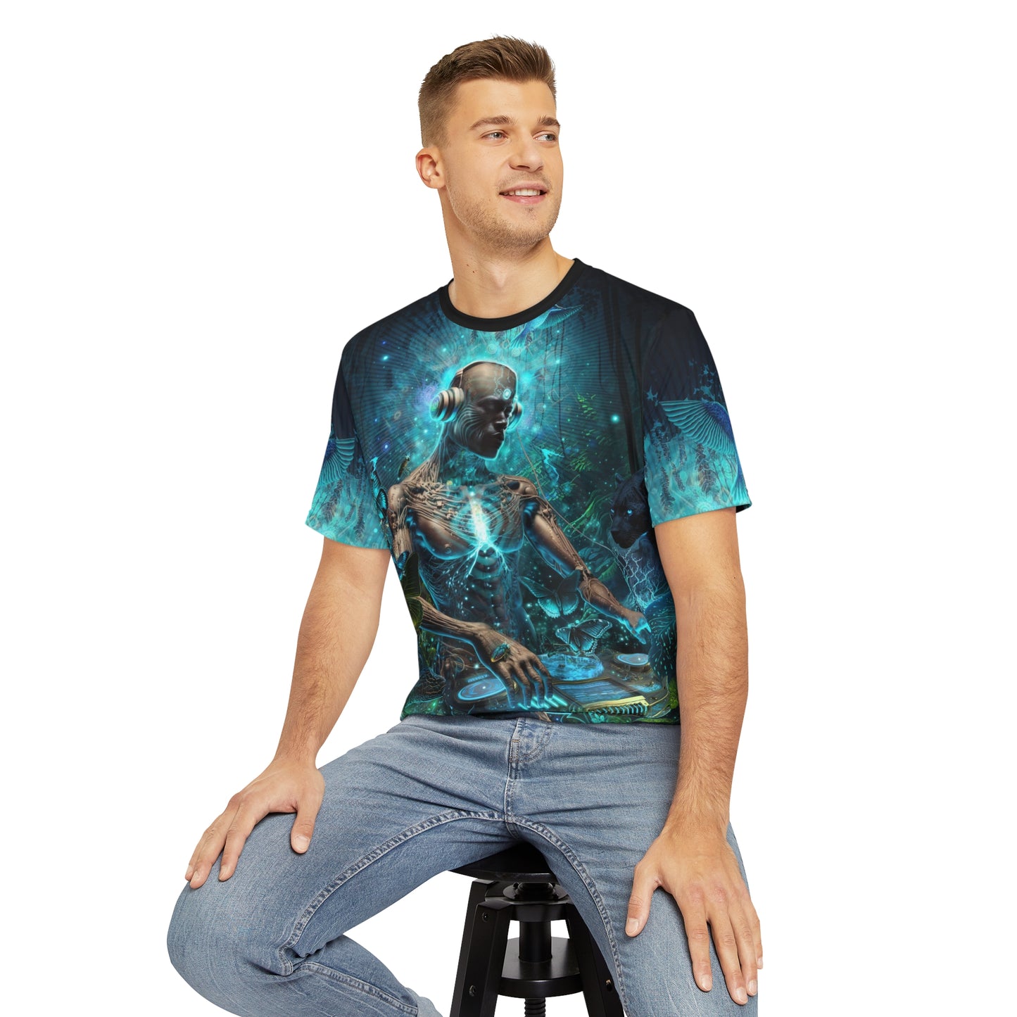 "BIOSONIC" Men's Polyester Tee (AOP)