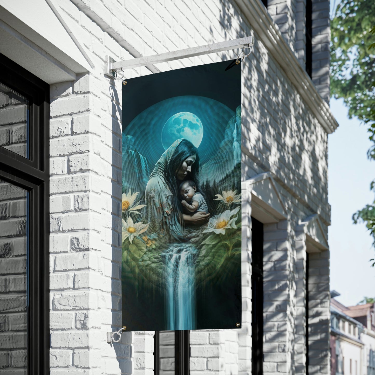 "NATURE NURTURE" Vinyl Banners