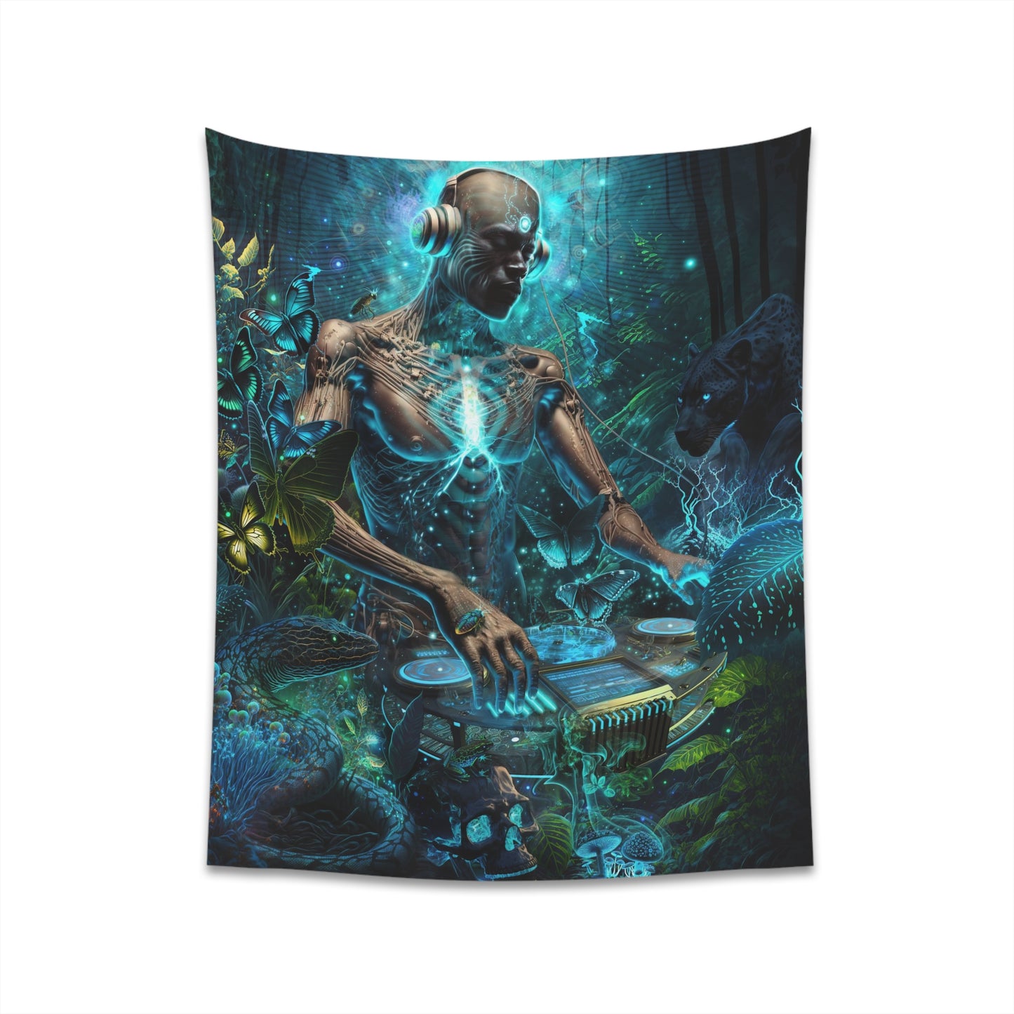 "BIOSONIC" Printed Wall Tapestry