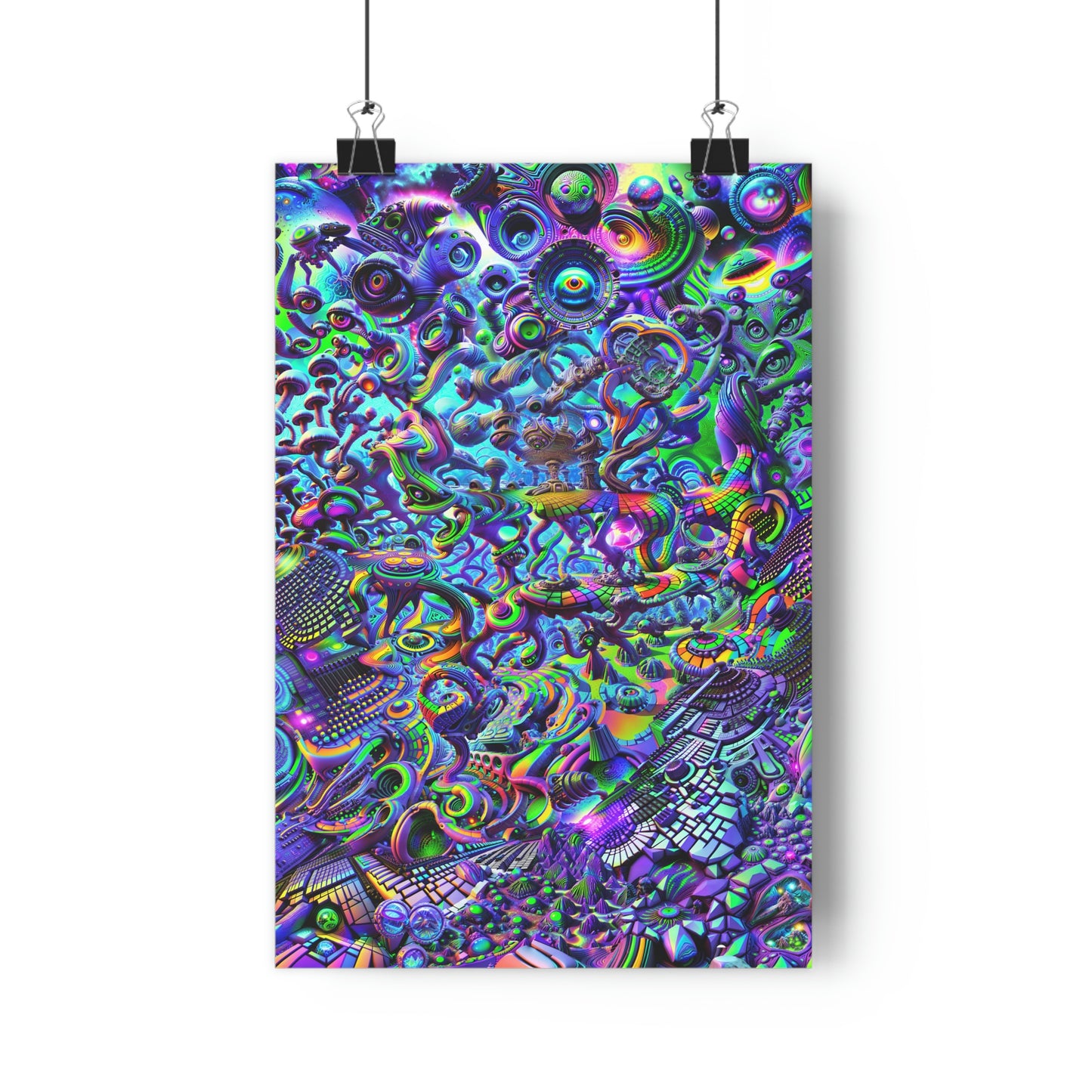 "PSYCHEDELIC WONDERLAND 2.0" Giclée Art Print