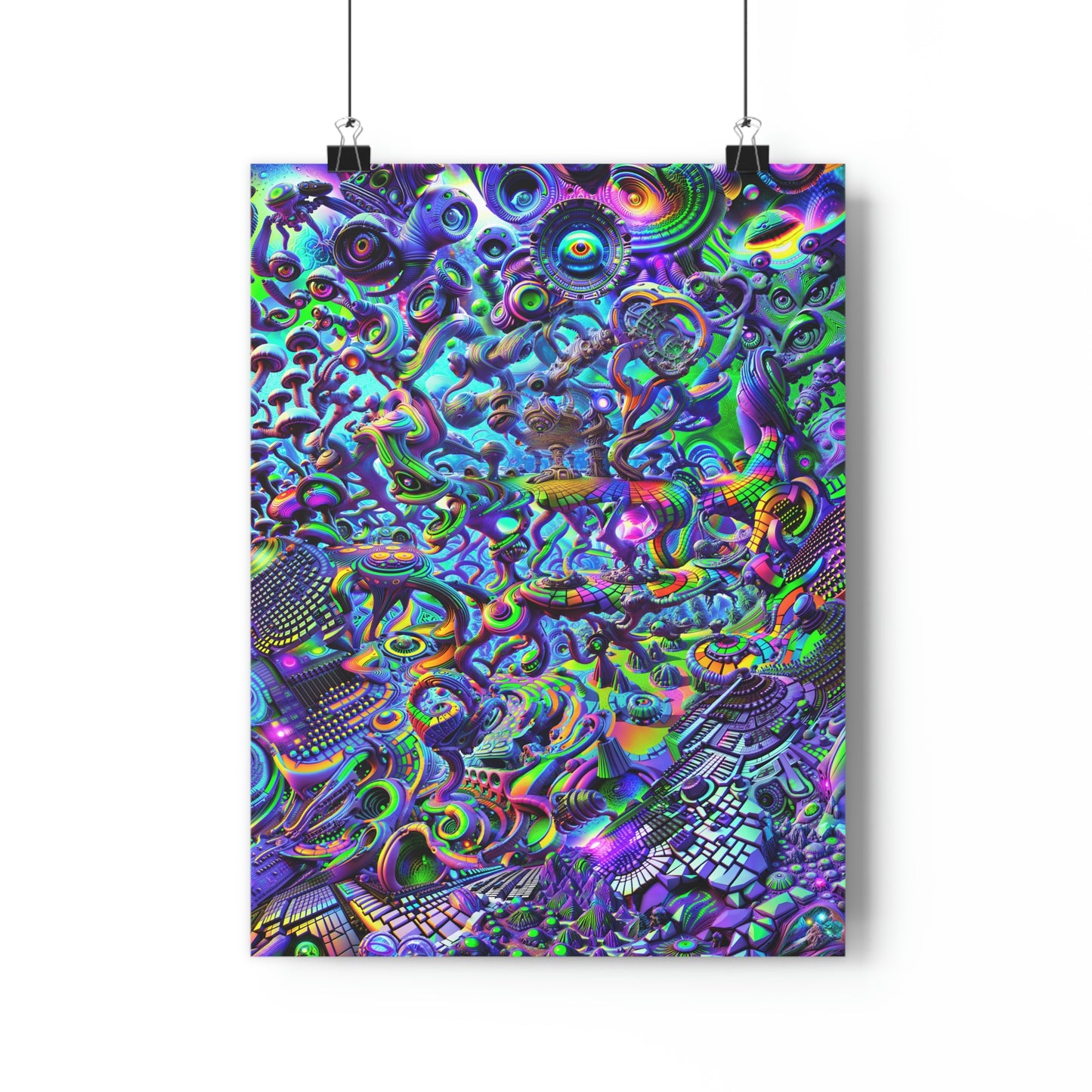 "PSYCHEDELIC WONDERLAND 2.0" Giclée Art Print