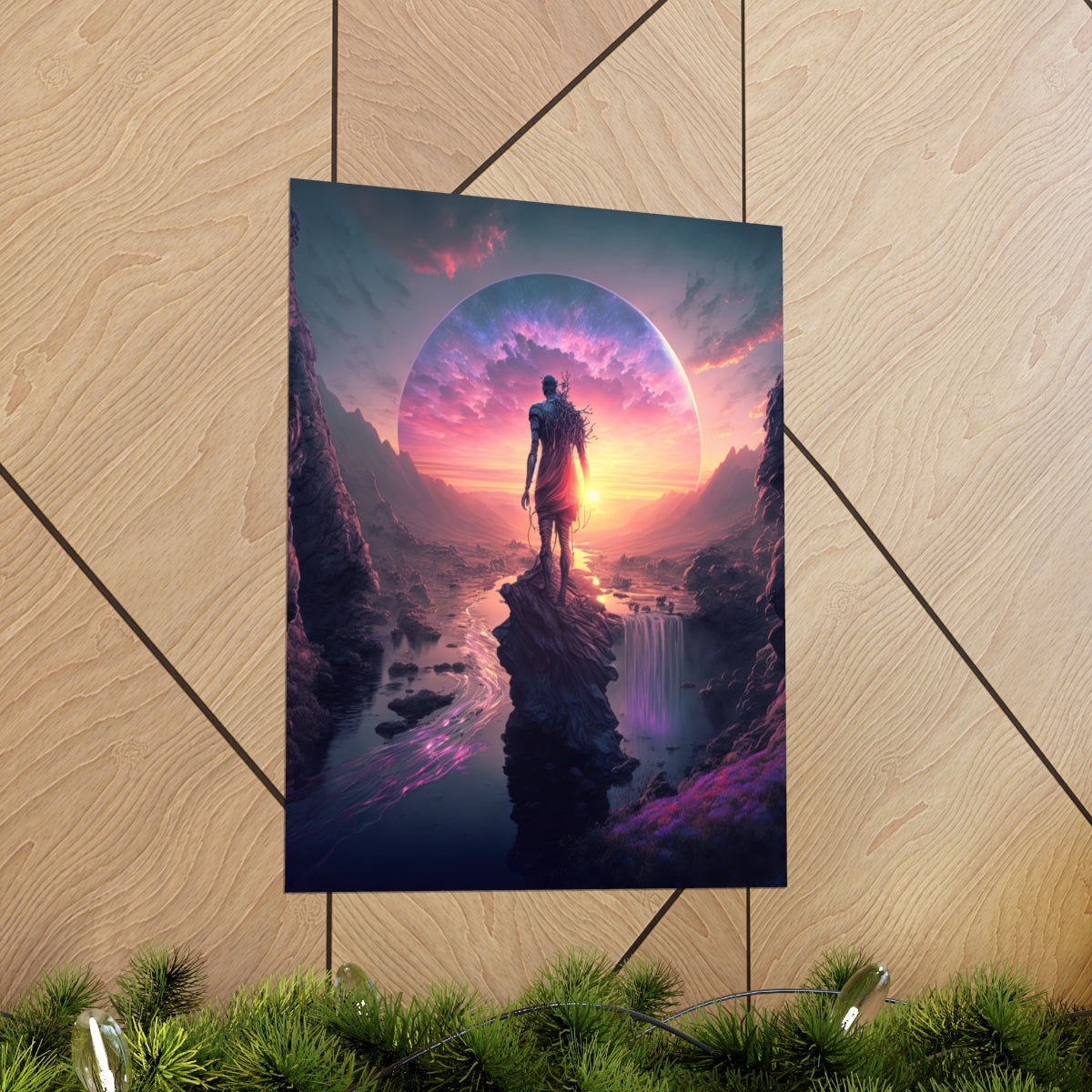 "HE WHO WANDERS IS NOT LOST" Premium Matte Vertical Posters