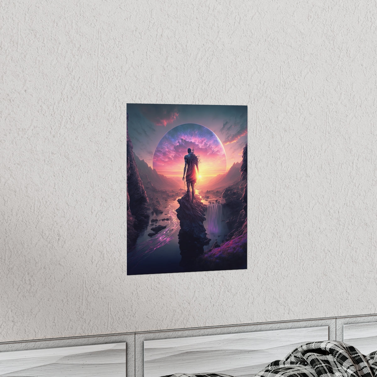 "HE WHO WANDERS IS NOT LOST" Premium Matte Vertical Posters