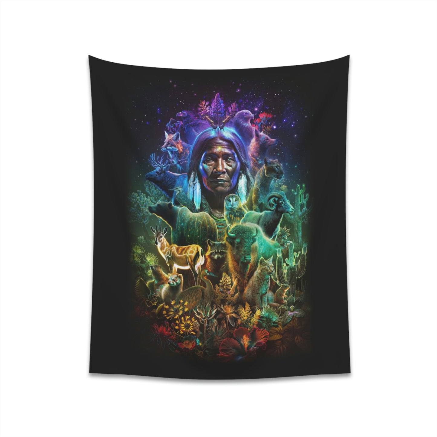 "GREAT SPIRIT" Printed Wall Tapestry