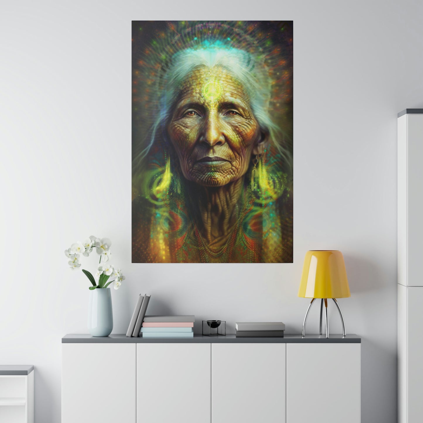 "SACRED WISDOM" Matte Canvas, Stretched, 0.75"