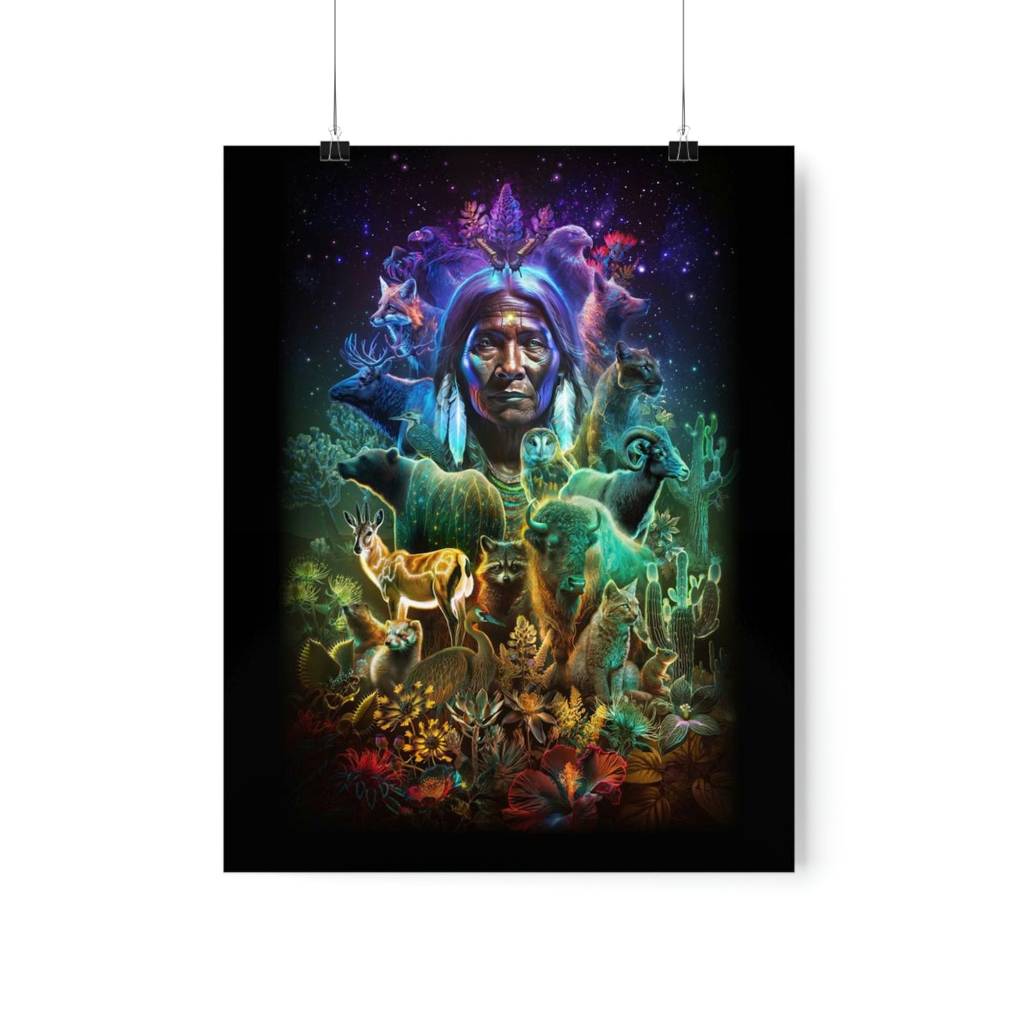 "GREAT SPIRIT" Premium Matte Vertical Posters