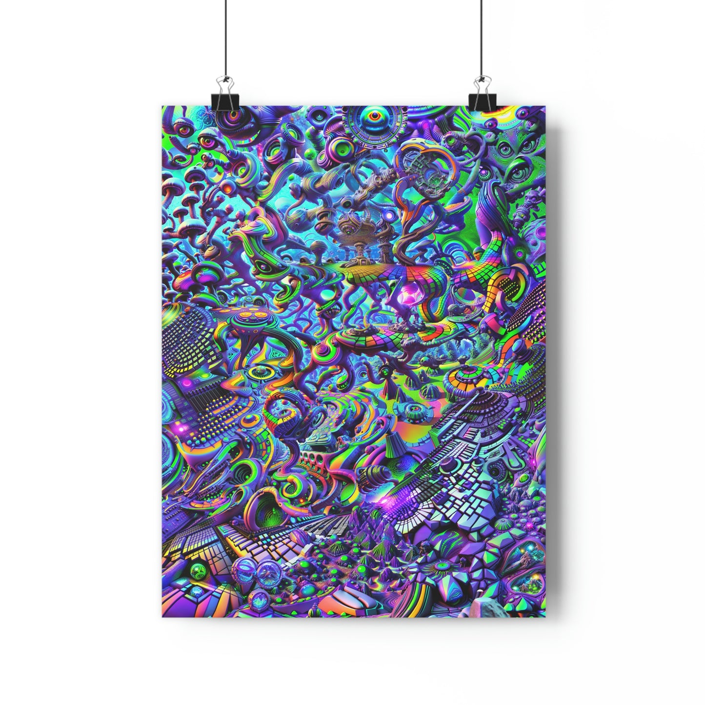 "PSYCHEDELIC WONDERLAND 2.0" Giclée Art Print