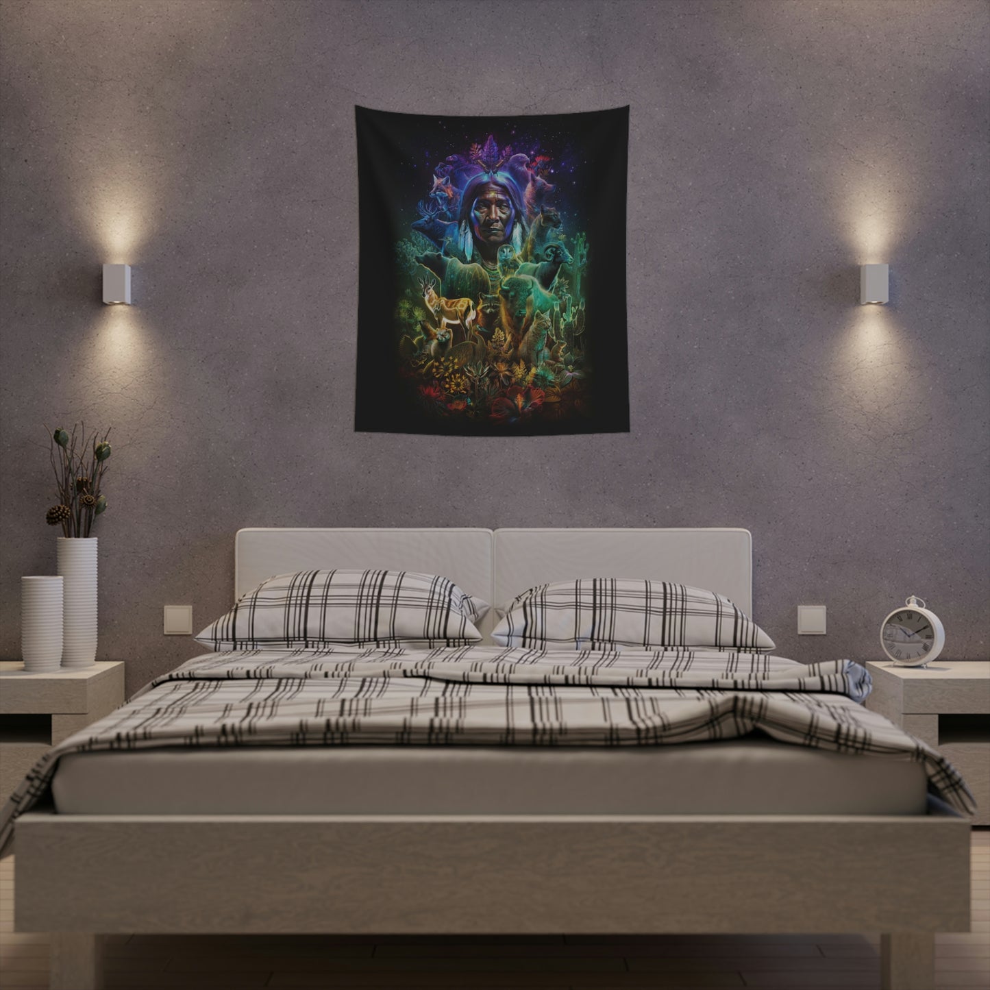 "GREAT SPIRIT" Printed Wall Tapestry