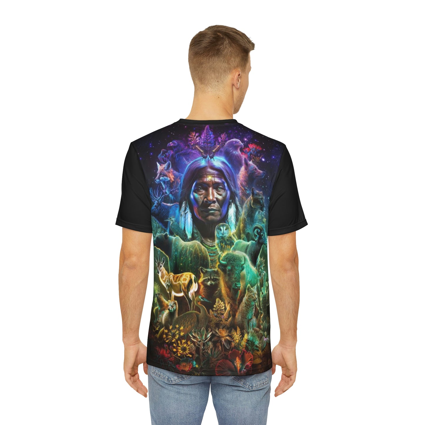 "GREAT SPIRIT" Polyester Tee (AOP)