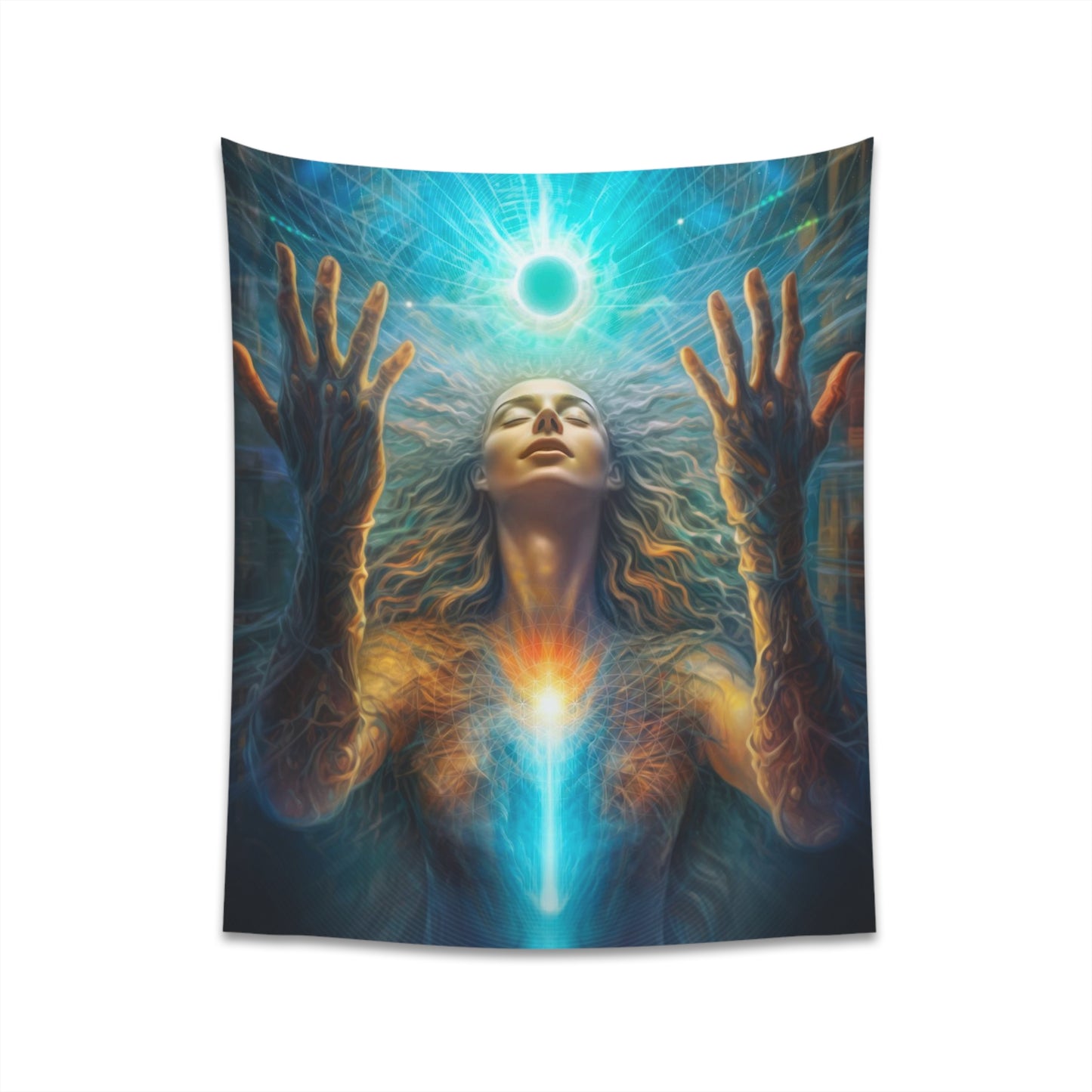 "SURRENDER" Printed Wall Tapestry