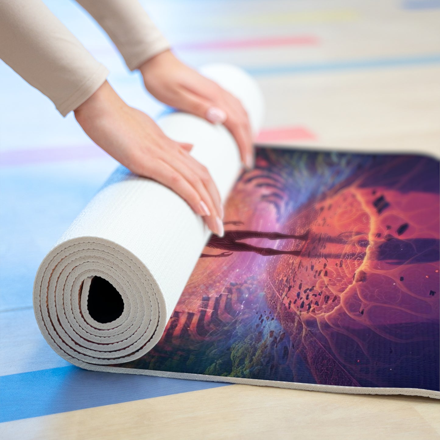 "OPENING" Foam Yoga Mat