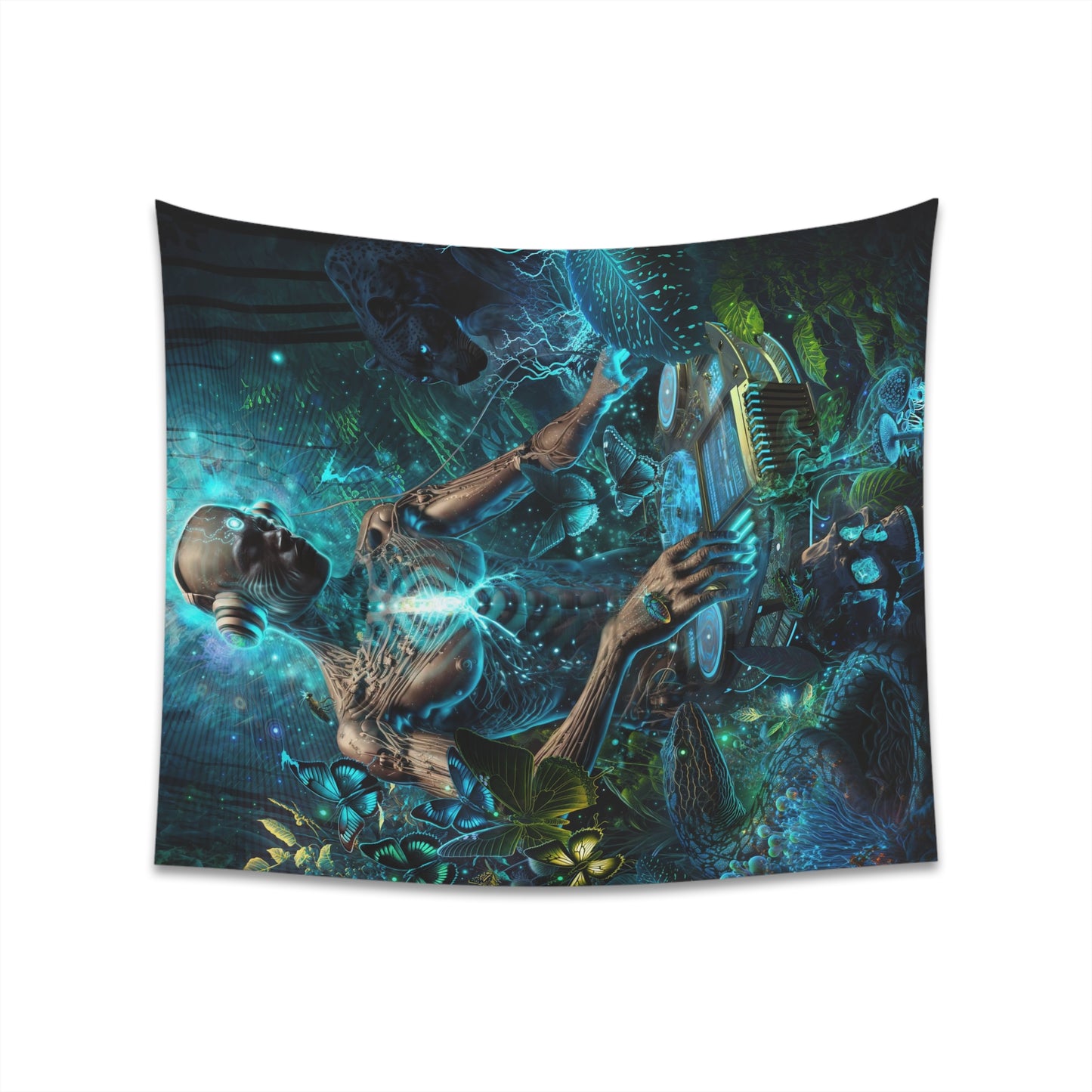 "BIOSONIC" Printed Wall Tapestry