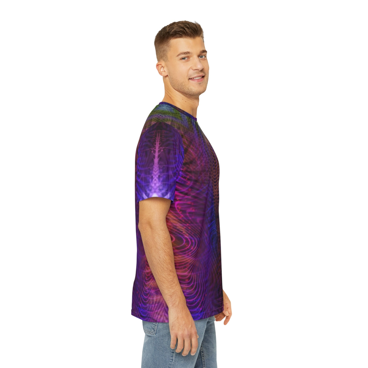 "PSYCHEDELIC 2.0" Men's Polyester Tee (AOP)