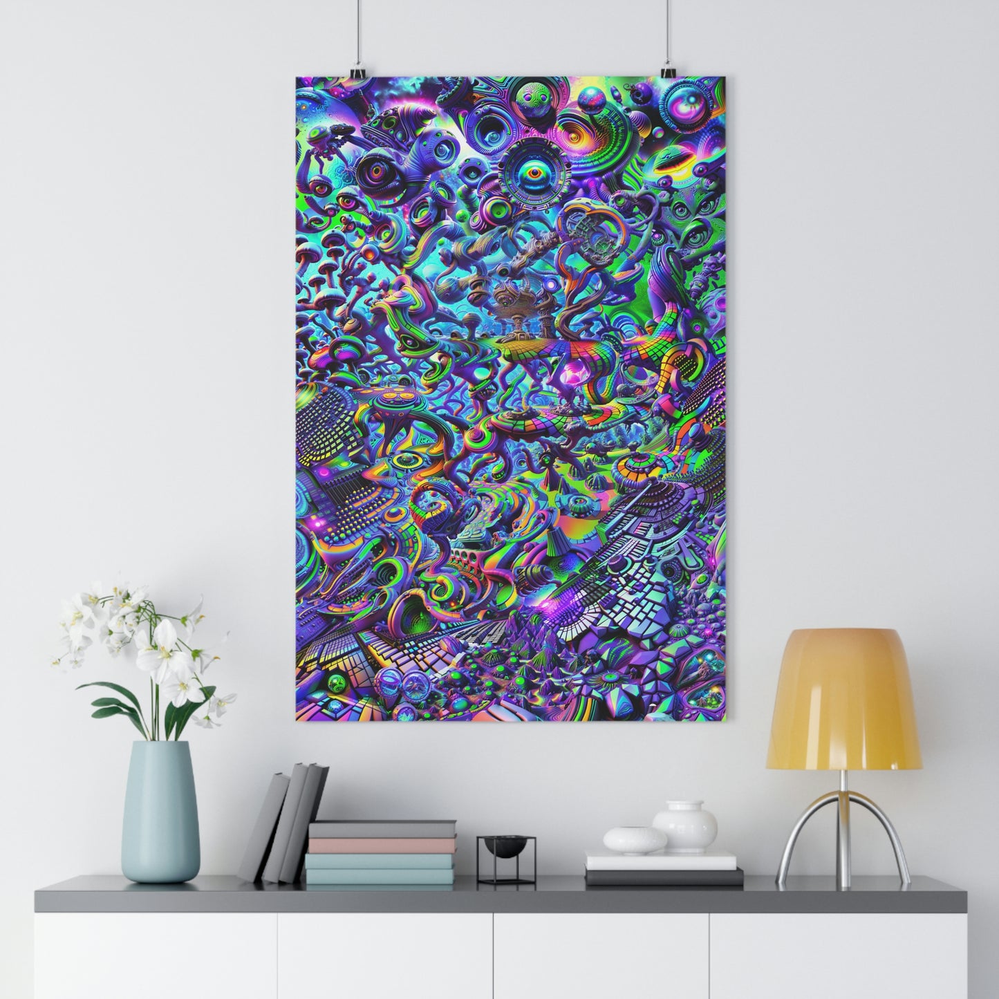 "PSYCHEDELIC WONDERLAND 2.0" Giclée Art Print