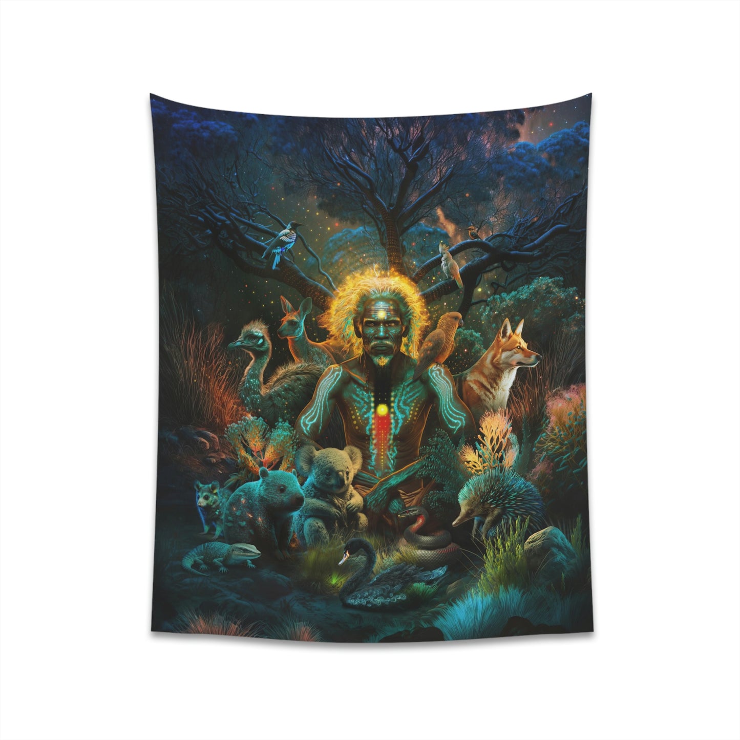 "ALWAYS DREAMING" Printed Wall Tapestry